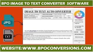 Image to notepad conversion application | Image to text converter application