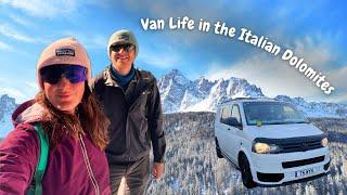 Van Life in the Italian Dolomites: Snowboarding, Adventure & Stunning Views!