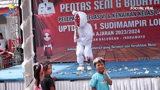 Pocong viral joged di panggung acara Happy graduation UPTD SDN 1 SUDIMAMPIR LOR BALONGAN INDRAMAYU