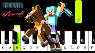 Sweden   Minecraft |    BEGINNER PIANO TUTORIAL + SHEET MUSIC by Cristian Chifan