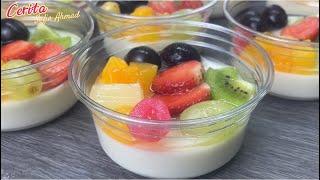 DELICIOUS FRUIT MILK PUDDING RECIPE ‼️ MANY SELLING IDEAS FOR