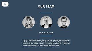 Create The Our team Section By Using HTML & CSS