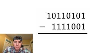 Binary Subtraction Example