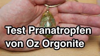 Test Orgonit Pranatropfen von Oz Orgonite | Pranatropfen Shri Yantra