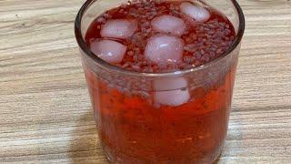 Refreshing cool Rooh Afzal drink Recipe Summer drink leading kitchen by sumaira