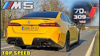 BMW M5 G90 0-100 100-200 200-300 | SOUND & TOP SPEED POV on AUTOBAHN