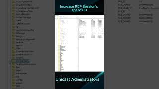 Increase your Remote Desktop RDP sessions FPS to 60!