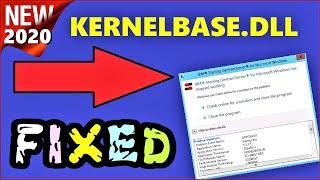 KernelBase.dll Error Windows 10 \ 8 \ 7 | How to fix KERNELBASE.DLL Error on App Crash in Windows