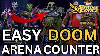 EASY TRICK TO COUNTER DOOM IN ARENA | Arena | MARVEL Strike Force | MSF