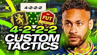 THE BEST 4-2-2-2 CUSTOM TACTICS IN FIFA 23!  FIFA 23 Ultimate Team