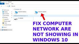 How to Fix All Network Sharing Issues | Computer not showing in Network