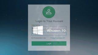 C# Tutorial - Transparent Login Form Design | FoxLearn