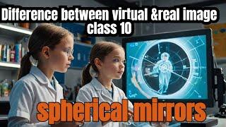 DIFFERNCE BETWEEN VIRTUAL IMAGE AND REAL IMAGE | CLASS10