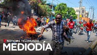 Varios países cierran sus embajadas en Haití por la violencia en las calles | Noticias Telemundo