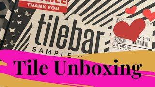 UNBOXING: TileBar Samples| Product Review | Choosing Tiles for our Bathrooms