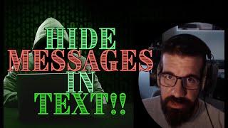 Hide messages in Text with Unicode!!