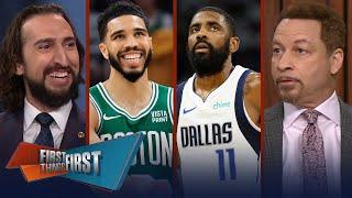 Kyrie Irving, Jayson Tatum's struggles evident in latest King of the Hill | NBA | FIRST THINGS FIRST