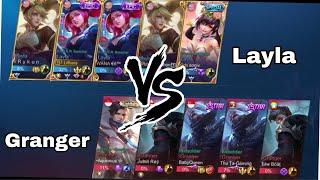 LAYLA Vs GRANGER (MIRROR MODE) - MOBILE LEGENDS