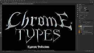 Turn Your Text or Logo Into Realistic Metal Chrome Style - Photoshop Text Effect