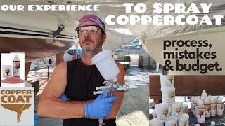 We sprayed CopperCoat Antifouling.  Process, mistakes and budget. (Ep.46) Sailing Kanoa