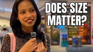 Does Size Matter To Filipinas? | Street Interview in Cebu, Philippines