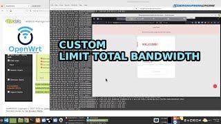 OpenWrt Daloradius  Hotspot Voucher  - Custom Total Bandwidth Octets User