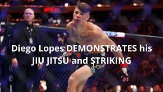 Diego Lopes DEMONSTRATES his JIU JITSU and STRIKING