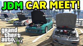 GTA 5 FiveM: JDM Car Meet with ADMIN!