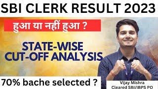 SBI CLERK PRELIMS RESULT 2024 Shocking | State-Wise CutOff | Vijay Mishra