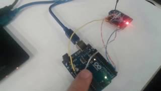 Flex Sensor Wireless Test using Xbee, Arduino Uno