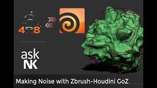 Make Noise in Zbrush-Houdini Goz