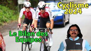 ‍️Cyclisme 2024‍️ : Le Bilan des Equipes (UAE Team Emirates, Cofidis, Decathlon AG2R...)