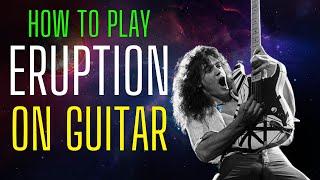 How to Play Van Halen Eruption on guitar