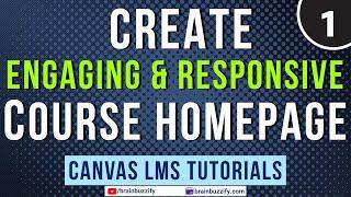 Create a Canvas Course Homepage - 1