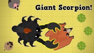 Mope.io New Giant Scorpion Dominates The Desert!! Best Animal In Mope? (Beta Giant Scorpion Update)