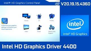 Download & Install Intel(R) HD Old Standard Driver 4400