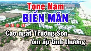 Karaoke Biển Mặn Tone Nam Nhạc Sống | Hiếu Trình Organ