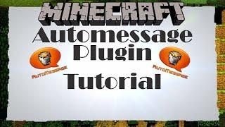 AUTOMESSAGE PLUGIN || tutorial [Nederlands/Dutch]