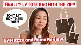 TIME FOR A NEW TOTE | LV MEZZO AND PIANO BAG REVIEW