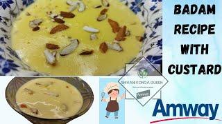 Almond custard | Amway queen | Telugu | shivani madhusudan