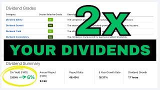 Double Your Dividend Income (Safely)