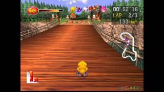 Chocobo Racing - Gameplay PSX / PS1 / PS One / HD 720P (Epsxe)