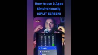 How to use two apps at the same time : Split screen. #phonetips #socialmediatips