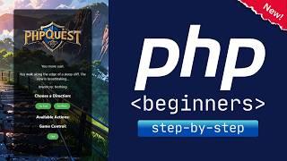 Learn PHP: Full Beginners Course with a Fun Project Tutorial!