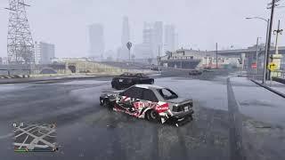 GTA 5 - Karin Futo Drift - 80MPH Jump Entry