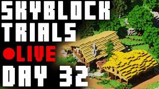  Hypixel Skyblock TRIALS - GARDEN [Day 32] LIVE Session !Trials !Tasks !Map !Twitch