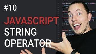 10: String Operator in JavaScript Explained | JavaScript Tutorial | Learn JavaScript | mmtuts