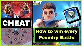  Biggest CHEAT | Ultimate Guide on Foundry Battle - Whiteout Survival | Win all foundry battle F2P