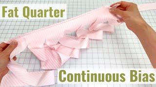 How to Make Continuous BiasTape  -  Fat Quarter