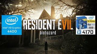 Resident Evil 7 : Biohazard | I3 4170 | Intel HD Graphics 4400 | 8GB RAM | 720P |